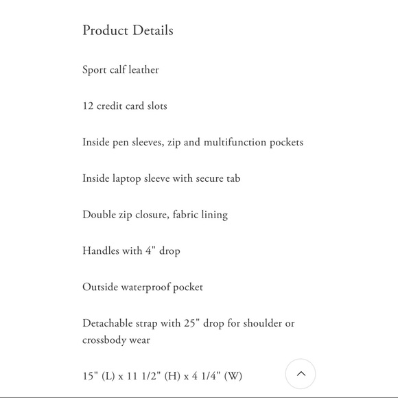 Coach Metropolitan Double Zip Business Case - Picture 7 of 7